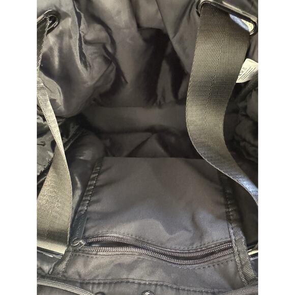 BEYOND YOGA Convertible Backpack Drawstring Tote Lightweight Black Gym Bag main image 4
